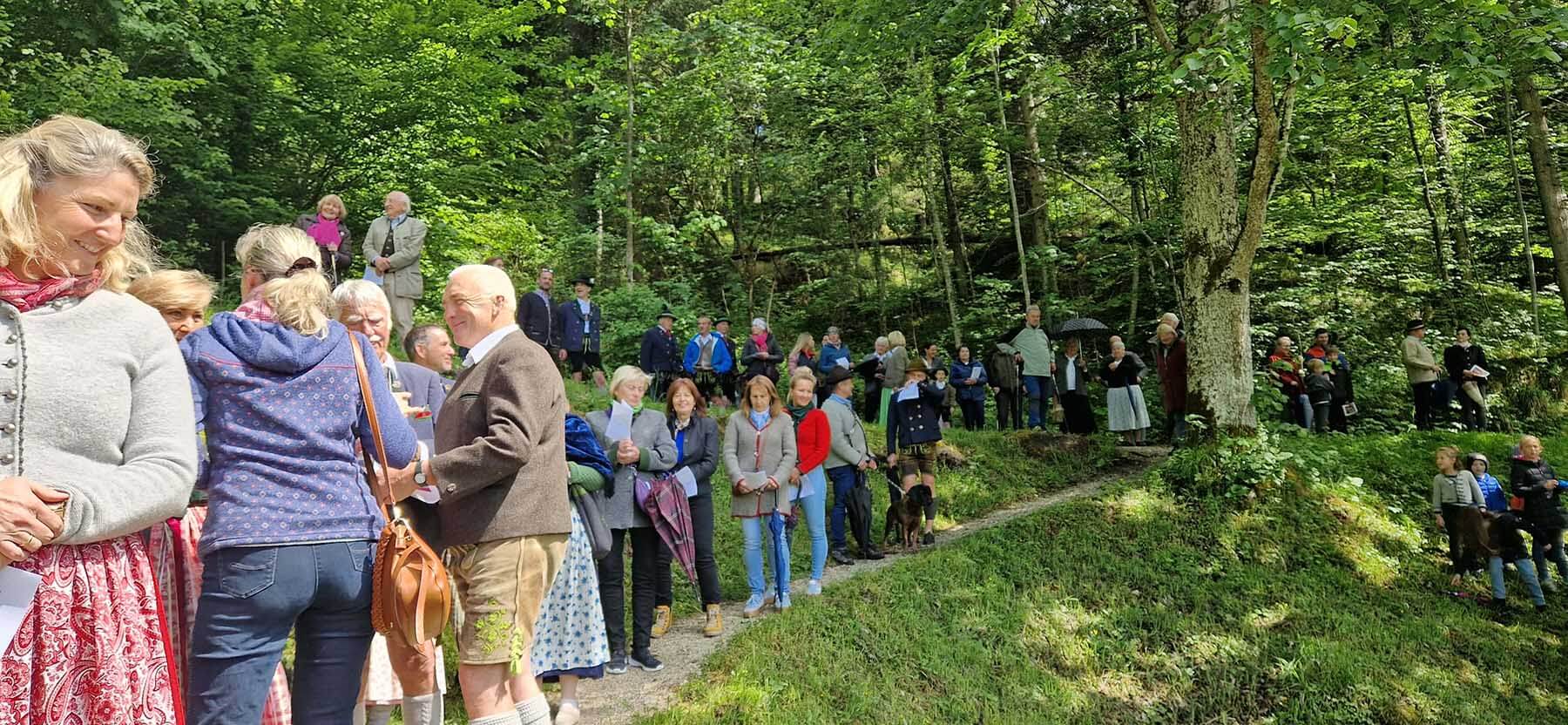Maiandacht an der Mausbichl-Kapelle
