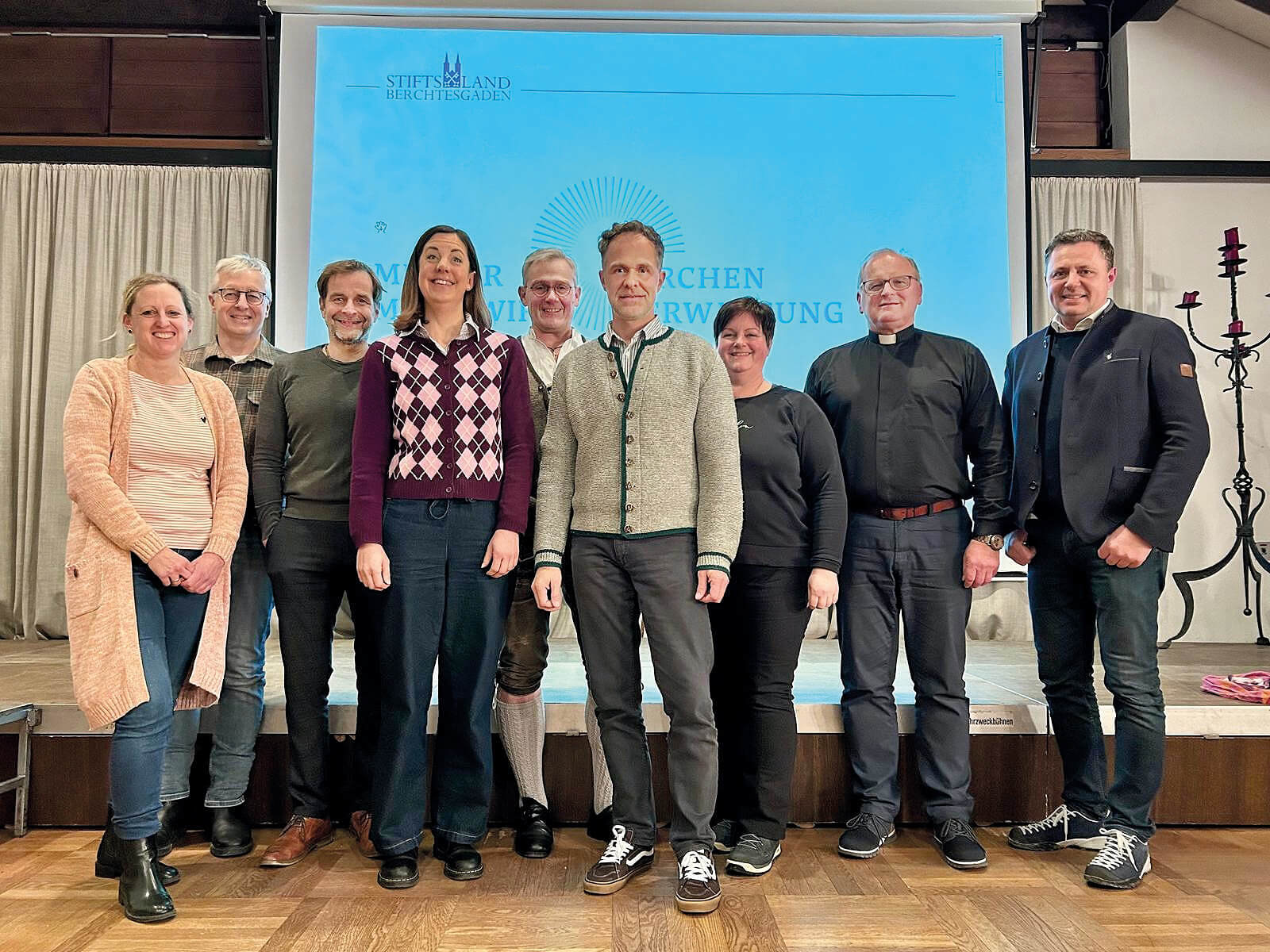 Gruppenbild der Kirchenverwaltung St. Andreas Berchtesgaden