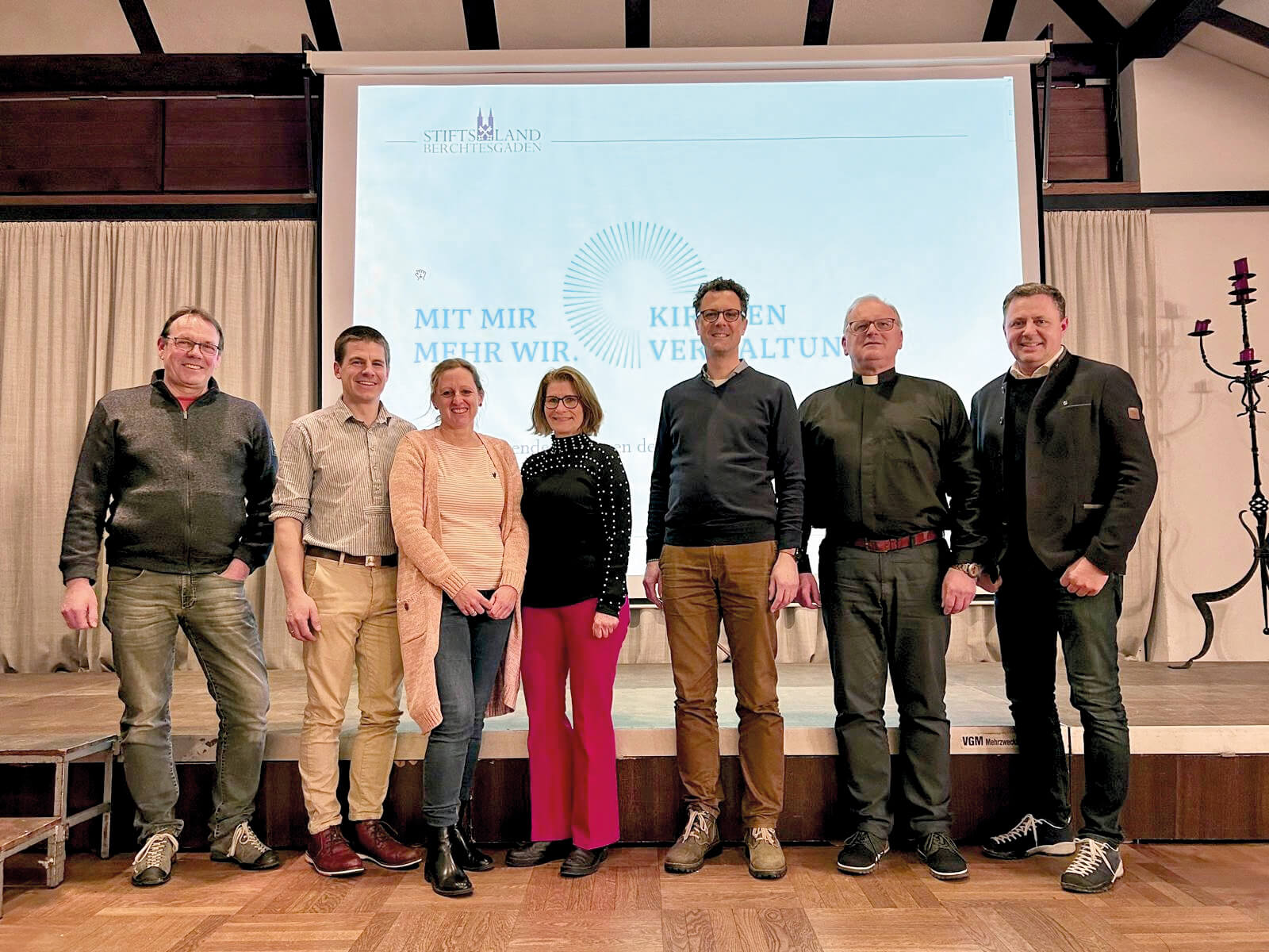 Gruppenbild der Kirchenverwaltung Herz Jesu Bischofswiesen